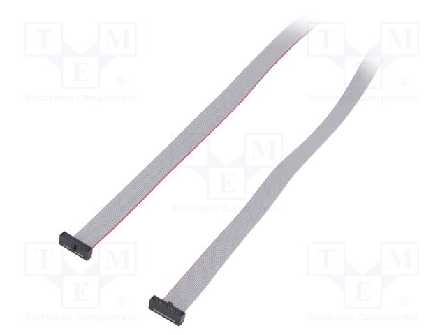Ribbon cable with IDC connectors; Tape ph: 0.64mm; 1270mm