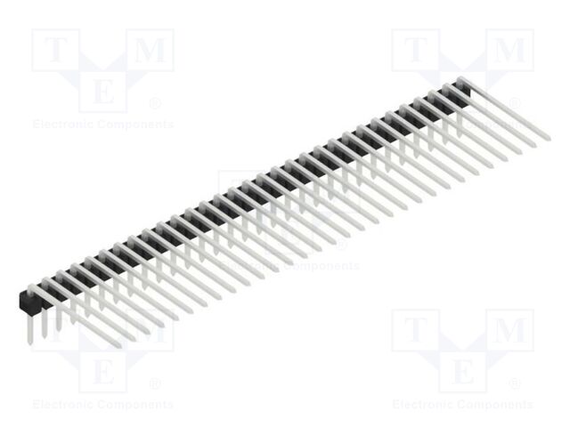 Connector: pin strips; pin header; male; PIN: 31; 2.54mm; THT; 1x31
