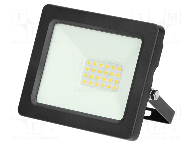 Lamp: LED flood light; 20W; 4000K; CRImin: 80; 90x118x35mm; IP65
