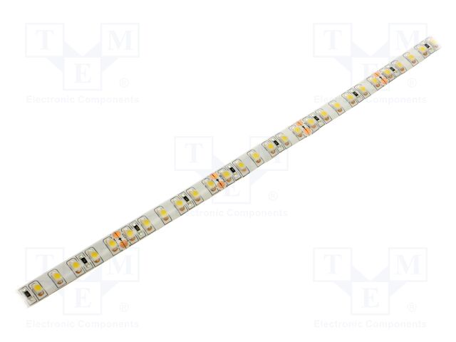 LED tape; white cold; 3528; LED/m: 120; 8.5mm; white PCB; IP65; 120°
