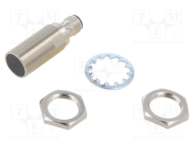 Sensor: inductive; Output conf: PNP / NC; 0÷8mm; 10÷30VDC; M18