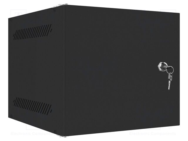 Enclosure: rack cabinet; Standard: 10"; 4U; black; Z: 310mm; X: 280mm