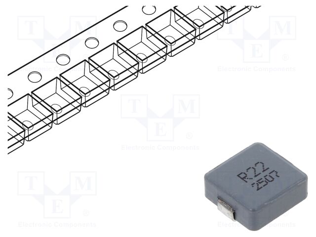Inductor: wire; SMD; 220nH; ±20%; 11x10x3.8mm