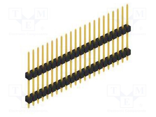 Connector: pin strips; pin header; male; PIN: 22; 2.54mm; THT; 1x22