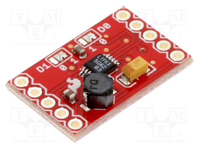 Sensor: electret microphone; 2.7÷5.5VDC; Interface: analog