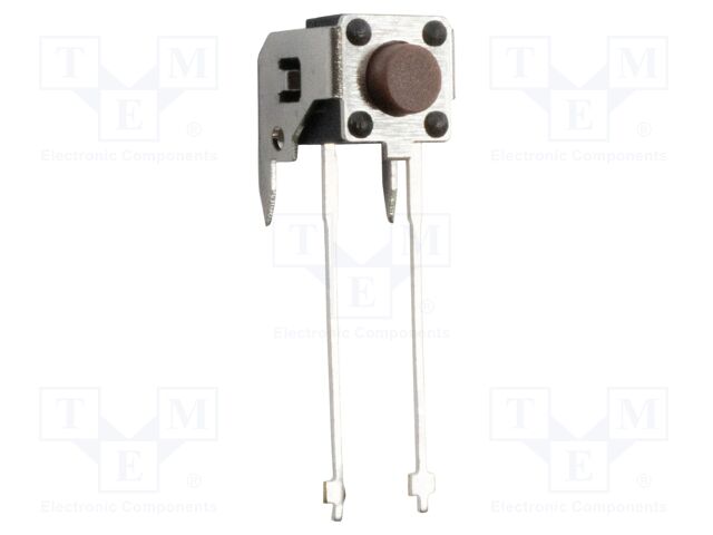 Microswitch TACT; SPST-NO; Pos: 2; 0.05A/12VDC; THT; none; 1N; round