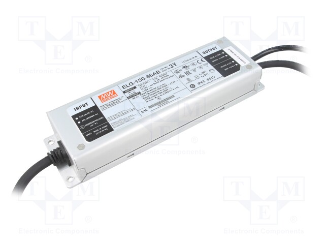 Power supply: switched-mode; LED; 105W; 36VDC; 32.4÷39.6VDC; IP65