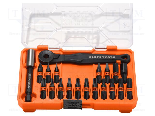 Tools set: screwdriver bits; impact; 20pcs.