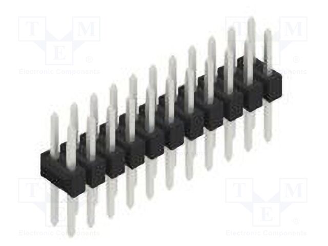 Connector: pin strips; pin header; male; PIN: 22; 2.54mm; THT; 2x11