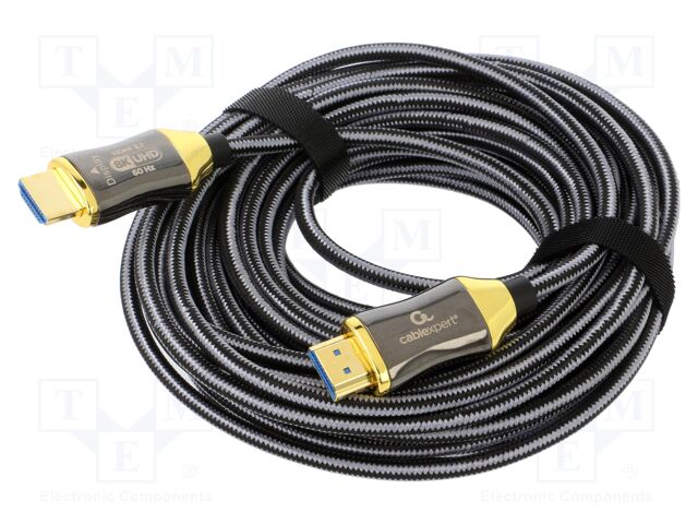 Cable; HDMI 2.1; HDMI plug,both sides; PA; 10m; black; Core: Cu