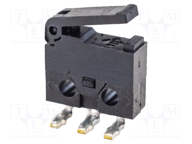 Microswitch SNAP ACTION; SPDT; 0.3A/6VDC; Rcont max: 50mΩ; Pos: 2