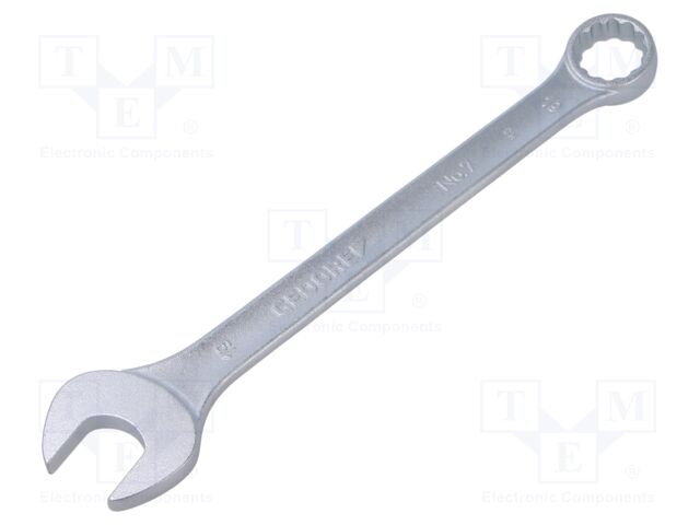Wrench; combination spanner; 19mm; tool steel; thin; 7 MM; L: 230mm
