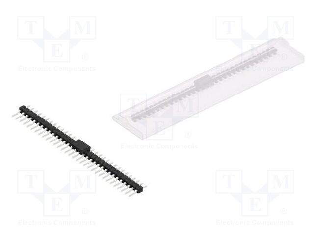 Connector: pin strips; pin header; male; PIN: 32; 2.54mm; SMT; 1x32