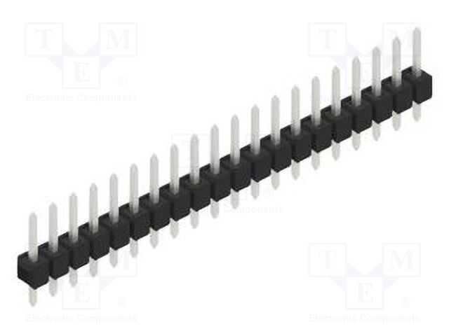 Connector: pin strips; pin header; male; PIN: 20; 2.54mm; THT; 1x20