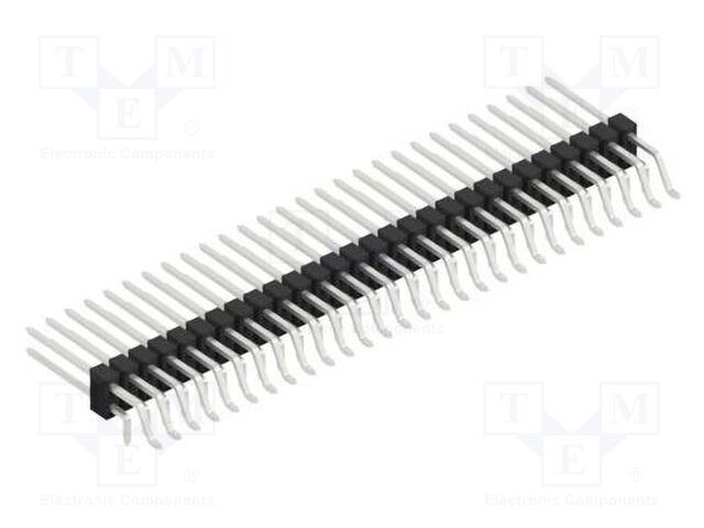 Connector: pin strips; pin header; male; PIN: 56; 2.54mm; SMT,THT