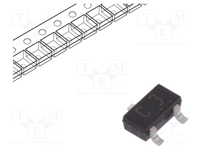 Transistor: NPN; bipolar; 20V; 0.3A; 0.15W; SOT346