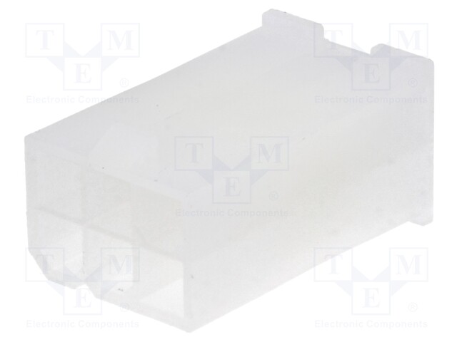 Plug; wire-wire; male; Mini-Fit Jr; 4.2mm; PIN: 6; w/o contacts