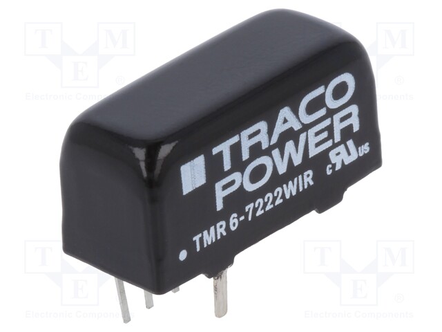 Converter: DC/DC; 6W; Uin: 43÷160V; Uout: 12VDC; Uout2: -12VDC; SIP8