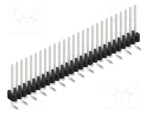 Connector: pin strips; pin header; male; PIN: 27; 1.27mm; SMT; 1x27