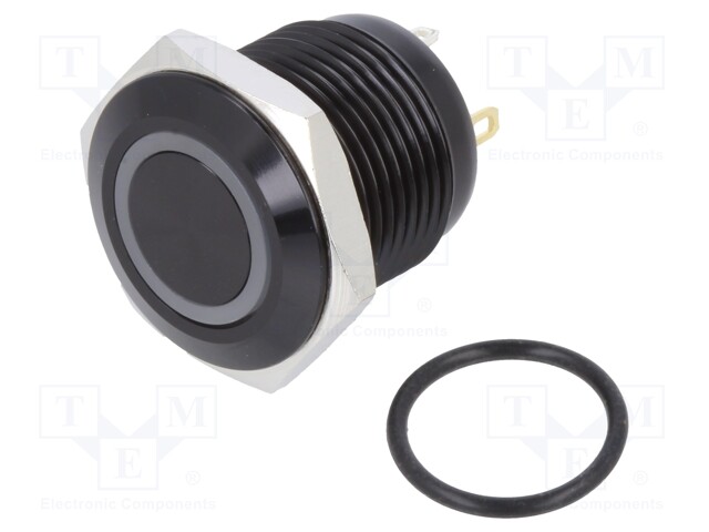 Switch: vandal resistant; Pos: 2; SPST-NO; 2A/48VDC; OFF-(ON); IP65