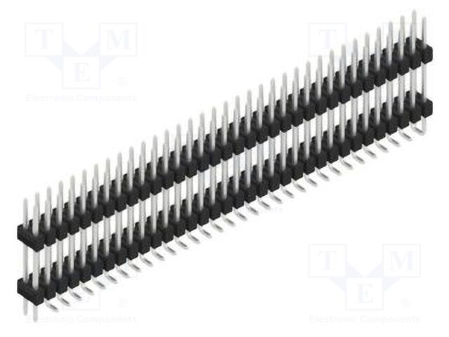 Connector: pin strips; pin header; male; PIN: 68; 2.54mm; SMT; 2x34