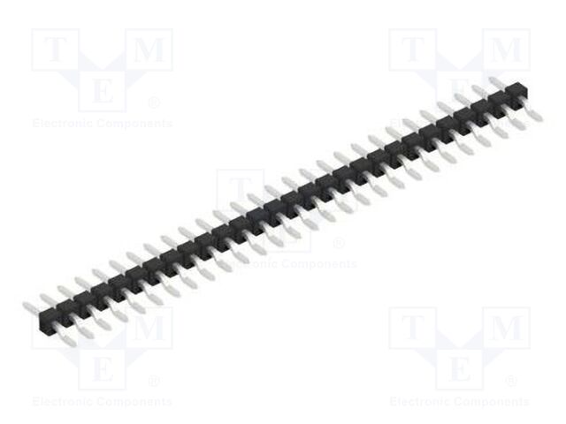Connector: pin strips; pin header; male; PIN: 28; 2.54mm; SMT; 1x28