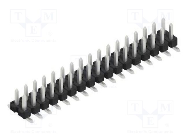 Connector: pin strips; pin header; male; PIN: 34; 2.54mm; SMT; 2x17