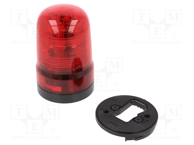 Signaller: lighting; red; SF08; 10÷30VDC; Light source: LED; IP23