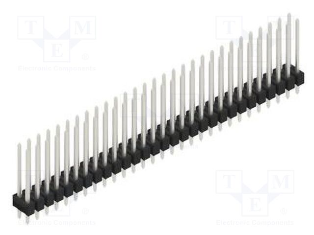 Connector: pin strips; pin header; male; PIN: 58; 2.54mm; THT; 2x29