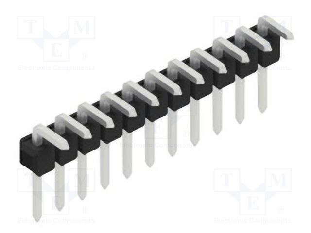 Connector: pin strips; pin header; male; PIN: 11; 2.54mm; THT; 1x11