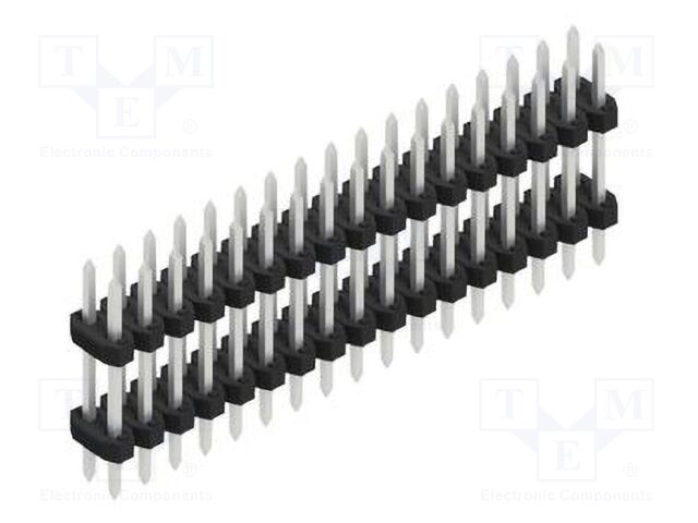 Connector: pin strips; pin header; male; PIN: 34; 2mm; THT; 2x17