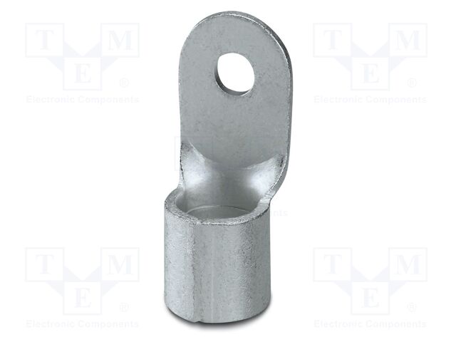 Non-insulated; Body: silver; Tip: ring