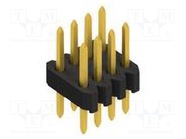 Connector: pin strips; pin header; male; PIN: 8; 1.27mm; THT; 2x4