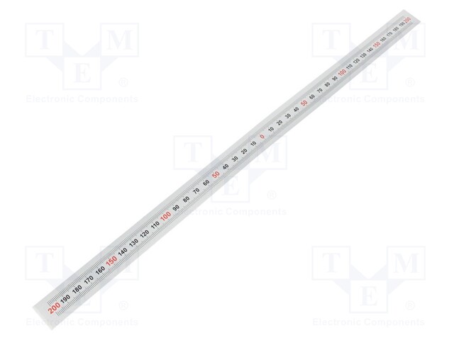 Ruler; figures horizontally arranged,self-adhesive; W: 11mm