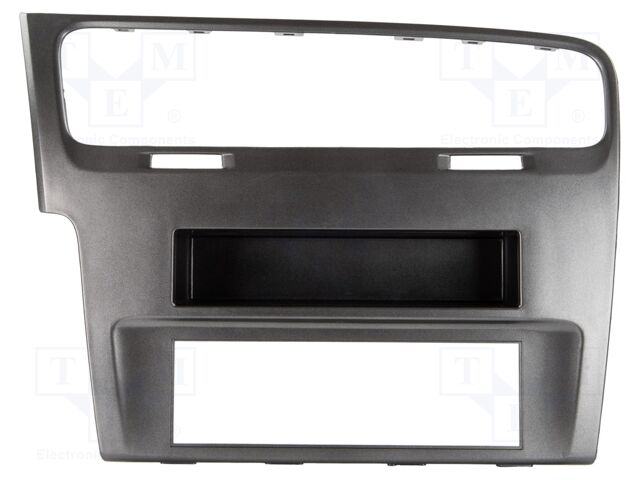 Radio frame; VW; 1 DIN; silver