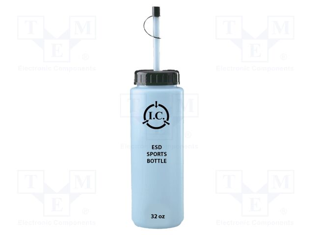Personal drinking bottle; ESD; 900ml; Mat: PE; blue (bright); 85g