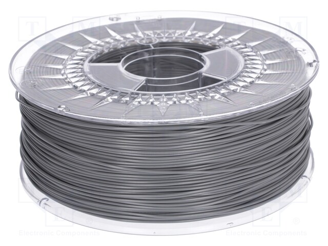 Filament: ABS+; 1.75mm; grey; Printing temp: 230÷240°C; 1kg
