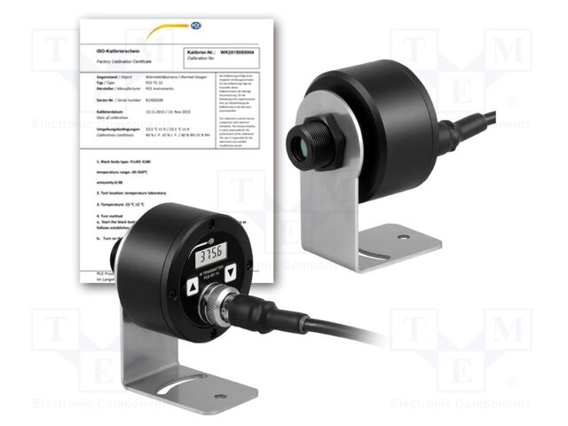 Infrared thermometer; LCD; 0÷600°C; Accur.(IR): ±1.5°C; ε: 0,1÷1