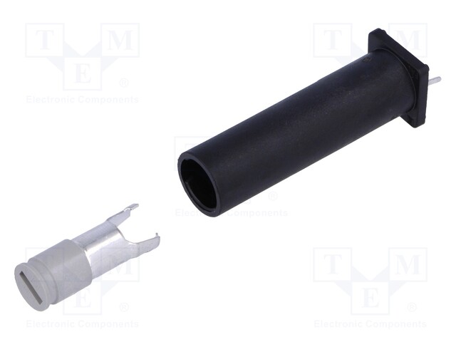 Fuse holder; cylindrical fuses; Mounting: THT; 6,3x32mm; -40÷85°C