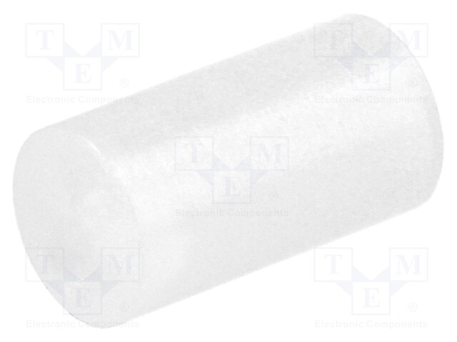 Spacer sleeve; LED; Øout: 5mm; ØLED: 5mm; L: 9mm; natural; UL94V-2