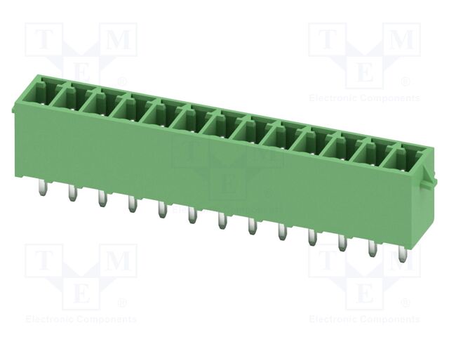 PCB headers, nominal cross section: 1.5 mm?, color: green, n