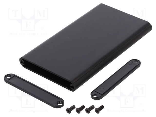 Enclosure: with panel; 1455; X: 70mm; Y: 120mm; Z: 12mm; aluminium