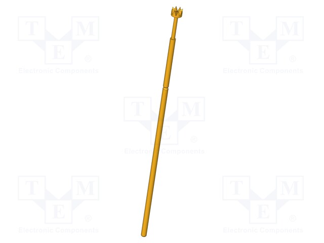 Needle-like test probe; Operational spring compression: 2mm