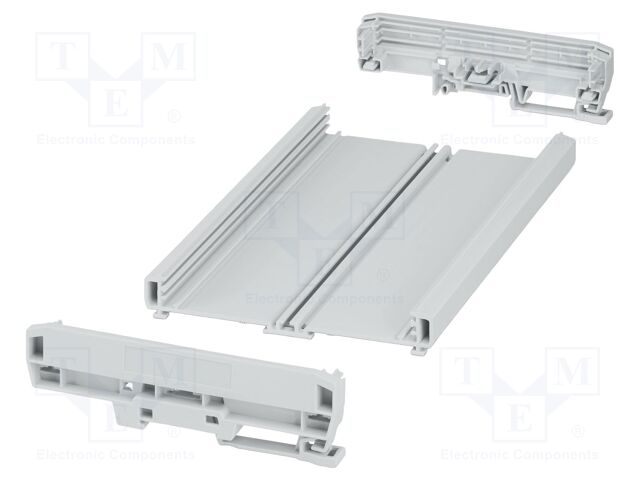 Enclosure: for DIN rail mounting; Y: 142.3mm; X: 203.8mm; PVC