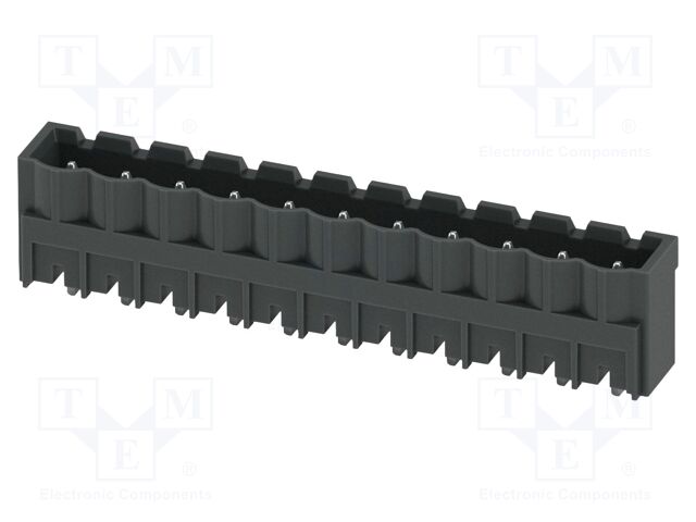 PCB headers, nominal cross section: 2.5 mm2, color: black, n
