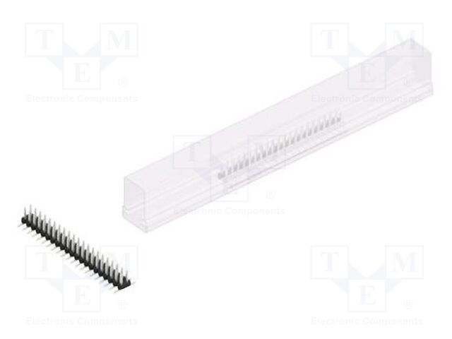 Connector: pin strips; pin header; male; PIN: 42; 2mm; SMT; 2x21