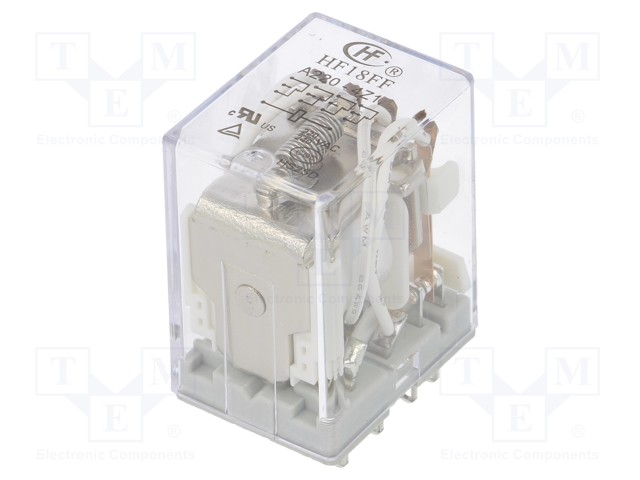 Relay: electromagnetic; 4PDT; Ucoil: 220VAC; 5A/250VAC; 5A/30VDC