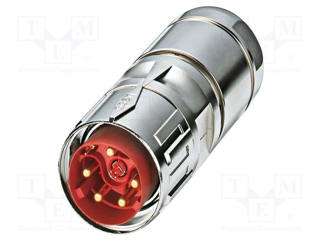 Connector: M40; plug; PIN: 13; 500V; 8A; crimped; straight