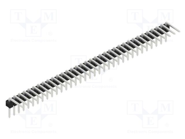 Connector: pin strips; pin header; male; PIN: 34; 2.54mm; THT; 1x34