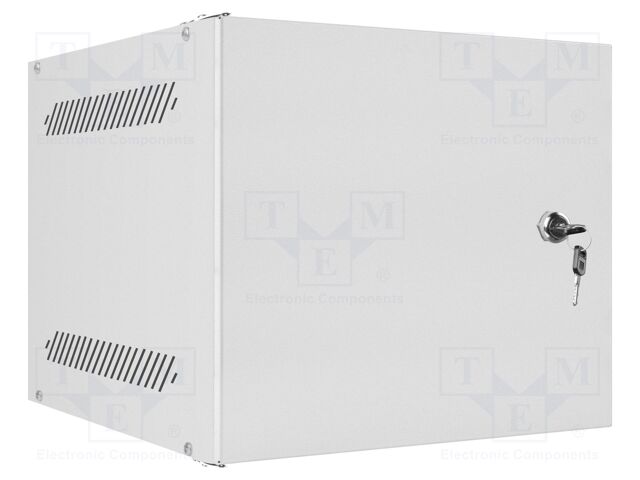 Enclosure: rack cabinet; Standard: 10"; 4U; grey; Z: 310mm; X: 280mm